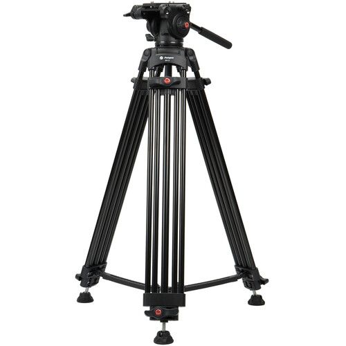 Fotopro Video Tripod 5.9ft Aluminum Multipurpose Head DV-2 8Kg for DSLR Cameras