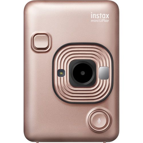 FUJIFILM Instax Mini LiPlay Hybrid Instant Camera 16631851 (Blush Gold)