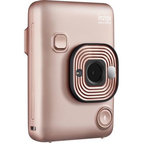 FUJIFILM Instax Mini LiPlay Hybrid Instant Camera 16631851 (Blush Gold)