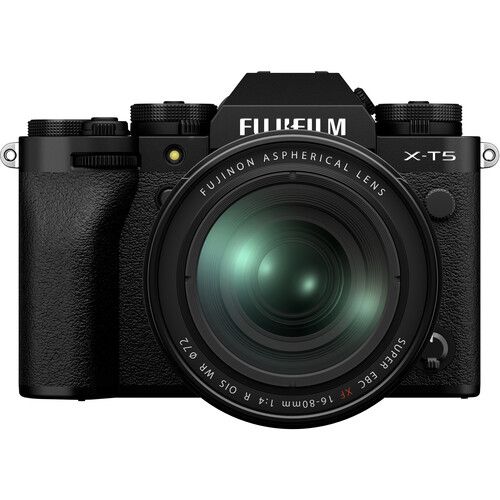 FUJIFILM Mirrorless Camera Kit 40MP APS-C X-mount X-T5 with XF16-80mm f/4 R OIS WR Lens 16782636
