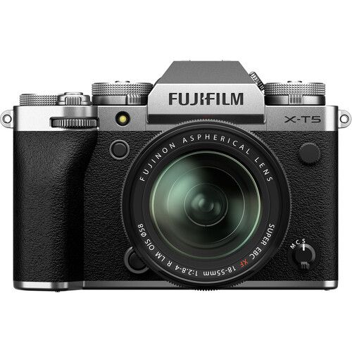 FUJIFILM Mirrorless Camera Kit X-T5 with XF18-55mm Lens 16783111 (Silver)