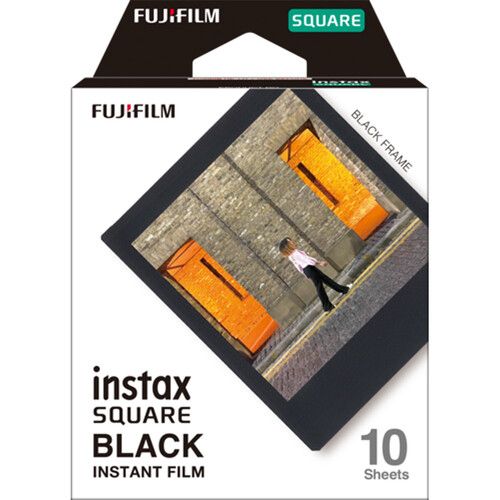 FUJIFILM INSTAX SQUARE Instant Film 10 Exposures 16576532 (White)