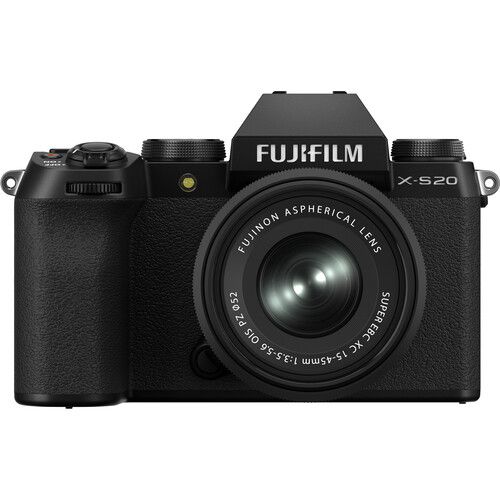 FUJIFILM Mirrorless Camera Kit 26.1MP APS-C X-mount X-S20 with XC15-45mm f/3.5-5.6 OIS PZ Lens 16781943