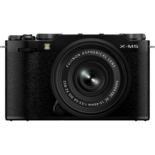 FUJIFILM Mirrorless Camera Kit 26.1MP APS-C X-mount X-M5 with XC15-45mm f/3.5-5.6 OIS PZ Lens 16900733