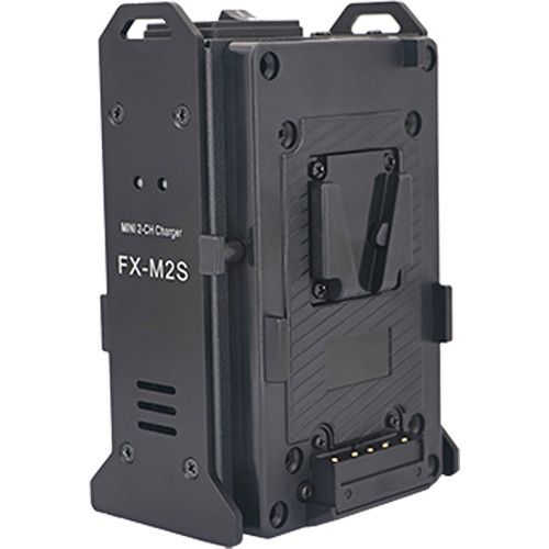 FXLion Battery Charger Mini Dual-Channel V-Mount FX-M2S