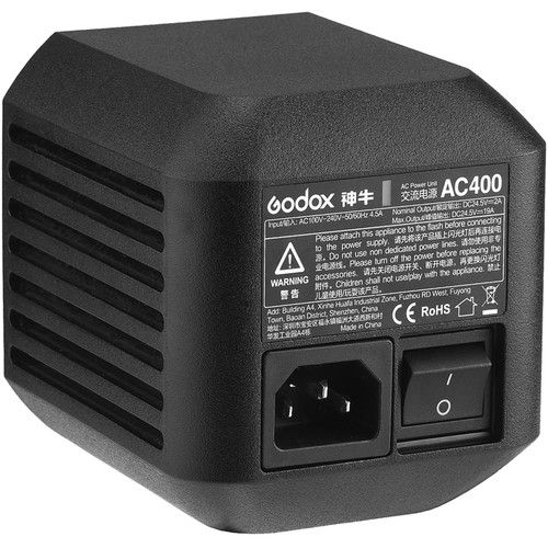 Godox AC Adapter 400W AC400 for AD400Pro Witstro Monolight