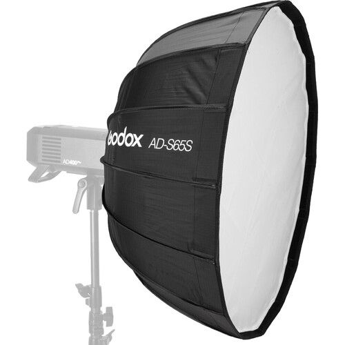 Godox Parabolic Softbox 65cm/25.6inch AD-S65S (Silver) for Photography Portrait