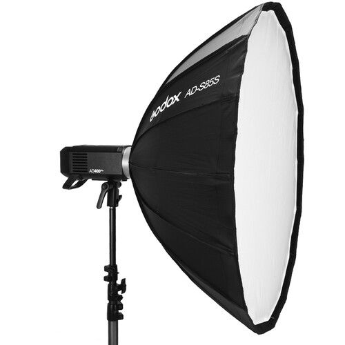 Godox Parabolic Softbox 85cm/33.5inch AD-S85W for AD300Pro AD400Pro (White)
