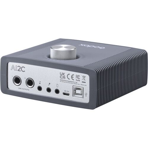 Godox USB Audio Interface 2-Channel AI2C with Gain Knob for Windows