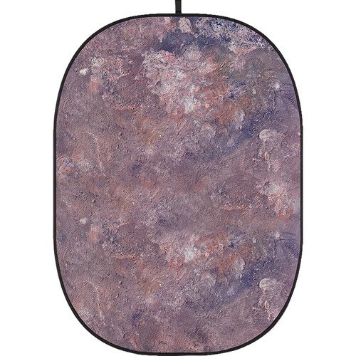 Godox Studio Collapsible Fabric Backdrop 5x6.5ft Abstract Painting 5 CBA-PA0005 (Textured Pink/Purple)