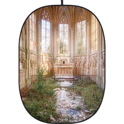 Godox Studio Collapsible Fabric Backdrop 5x6.5ft Abandoned Site 4 CBA-CA0004 (Grunge/Decay Tan/Beige)