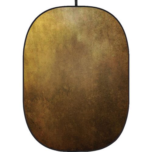 Godox Studio Collapsible Fabric Backdrop 5x6.5ft Abstract Texture 18 CBA-TA0018 (Textured Brown/Yellow)