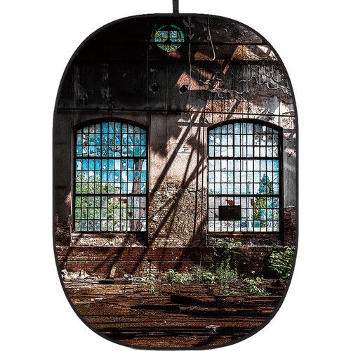 Godox Studio Collapsible Fabric Backdrop 5x6.5ft Abandoned Site 3 CBA-CA0003 (Grunge/Decay Brown)