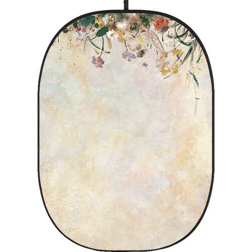 Godox Studio Collapsible Fabric Backdrop 5x6.5ft Floral Painting 6 CBA-PF0006 (Floral Yellow)