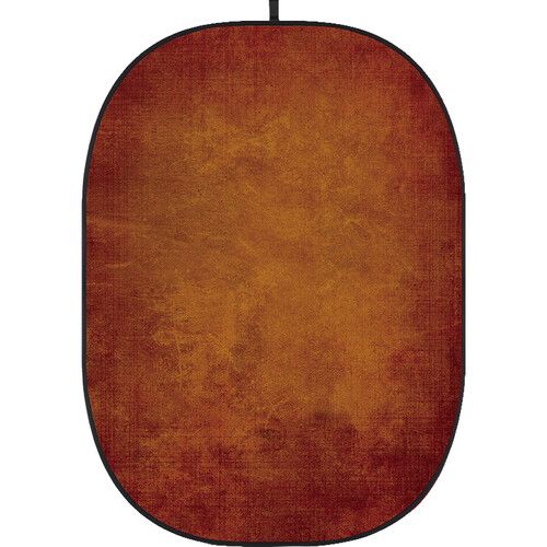 Godox Studio Collapsible Fabric Backdrop 5x6.5ft Abstract Texture 19 CBA-TA0019 (Textured Orange)