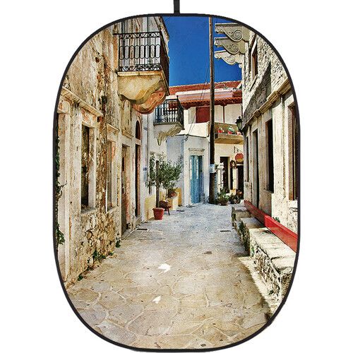 Godox Studio Collapsible Fabric Backdrop 5x6.5ft Street 3 CBA-CS0003 (Exterior Tan/Beige)