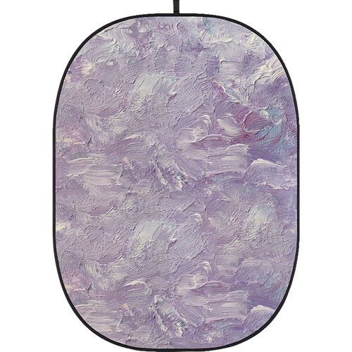 Godox Studio Collapsible Fabric Backdrop 5x6.5ft Abstract Painting 4 CBA-PA0004 (Textured Purple)