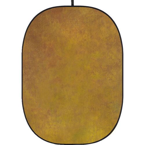 Godox Studio Collapsible Fabric Backdrop 5x6.5ft Abstract Painting 8 CBA-PA0008 (Textured Yellow)