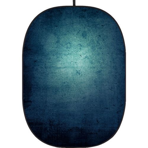 Godox Studio Collapsible Fabric Backdrop 5x6.5ft Abstract Texture 6 CBA-TA0006 (Textured Blue)