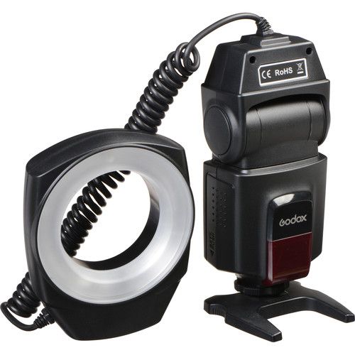 Godox Macro Ring Flash ML150 with 6 Lens Adapter Rings for DSLR Cameras