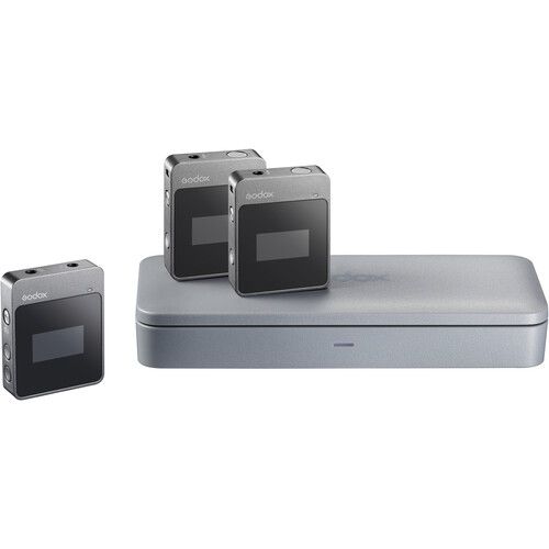 Godox Compact Wireless Microphone System 2-Person Movelink M2 for Cameras and Smartphones