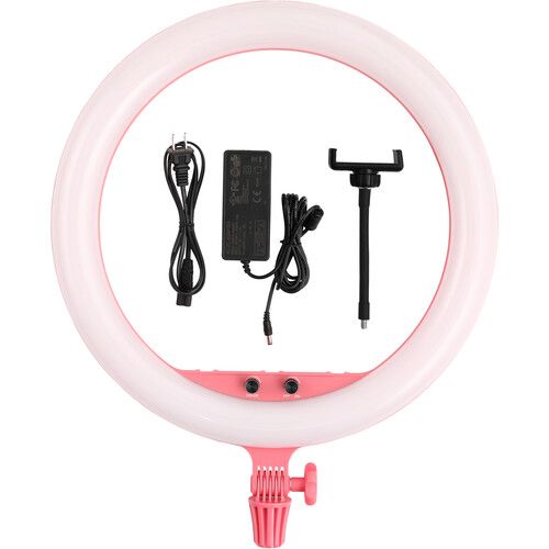 Godox LED Ring Light 18inch Bi-Color LR150P (Pink)