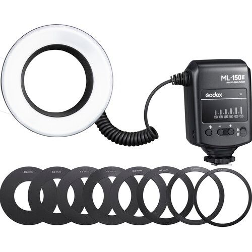 Godox Macro Ring Flash Speedlite GN12 ML150II for Cameras