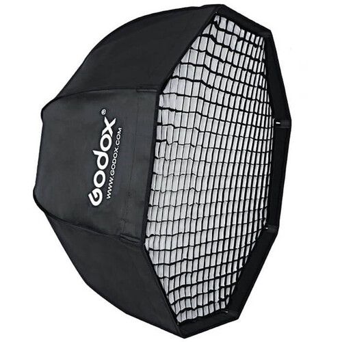Godox Umbrella Softbox 120cm Octagonal with Bowens Speed Ring and Grid SB-GUE120