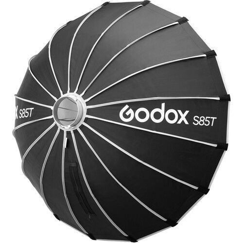 Godox Umbrella Softbox 85cm/33.5inch Quick-Release with Grid and Reflector Disk S85T