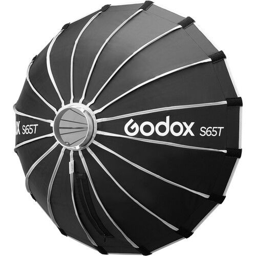 Godox Umbrella Softbox 65cm/25.6inch Quick-Release with Grid and Reflector Disc S65T