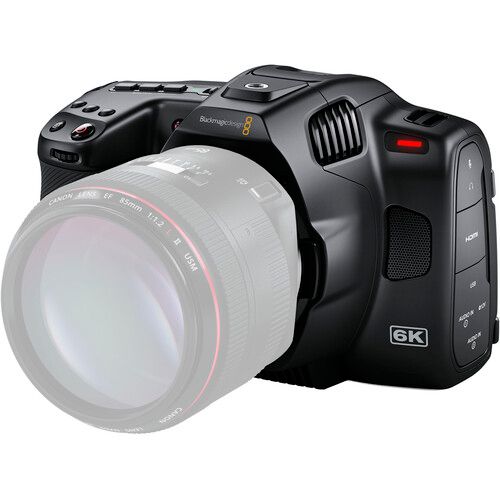 Blackmagic Design Pocket Cinema Camera Super 35 HDR Sensor EF Lens Mount 6K Pro CINECAMPOCHDEF06P