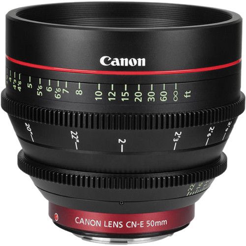 Canon EOS Cine Prime Lens EF Mount CN-E50mm T1.3 L F 6570B001