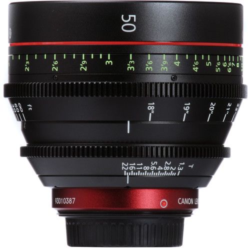 Canon EOS Cine Prime Lens EF Mount CN-E50mm T1.3 L F 6570B001