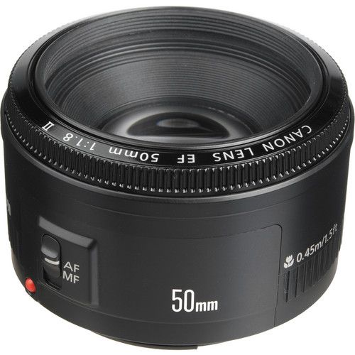 Canon Standard Prime Lens EF50mm f/1.8 II 2514A007AA