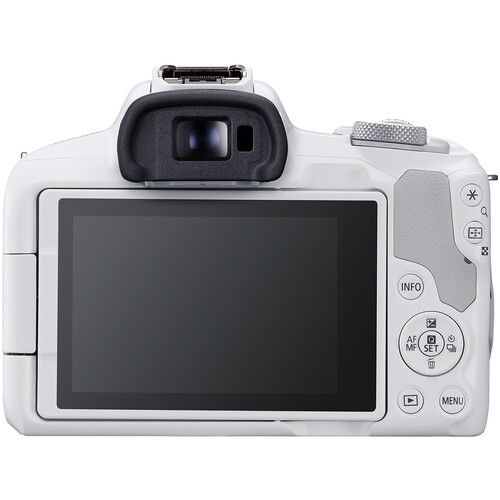 Canon Mirrorless Camera Kit 24.2MP APS-C RF EOS R50 with RF-S18-45mm f/4.5-6.3 IS STM Lens 5812C012 (White)