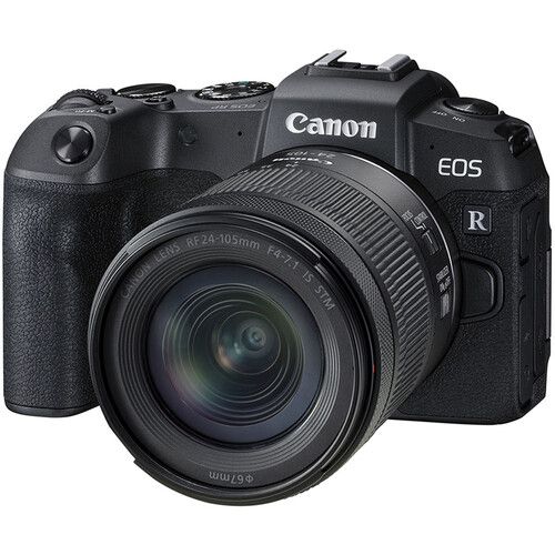 Canon Mirrorless Camera Kit Full-Frame EOS RP with RF24-105mm f/4-7.1 IS STM Lens 3380C132