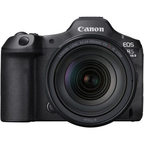 Canon Mirrorless Camera Kit 45MP 8K Full-Frame EOS R5 Mark II with RF24-105mm f/4L IS USM Lens 6536C012