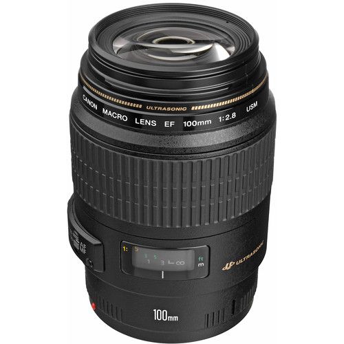 Canon Macro Prime Lens EF100mm f/2.8 Macro USM 4657A006