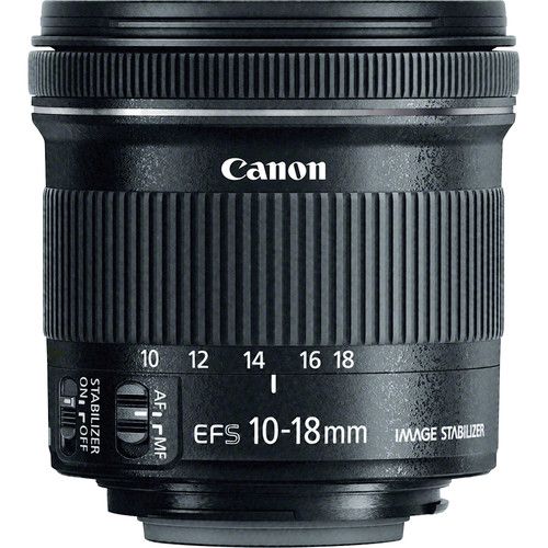 Canon Ultra-Wide-Angle Zoom Lens EF-S10-18mm f/4.5-5.6 IS STM 9519B002