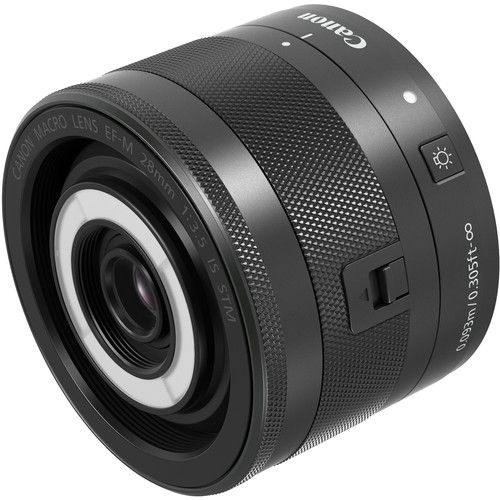 Canon Macro Prime Lens EF-M28mm f/3.5 IS STM for EOS M Series Cameras 1362C002