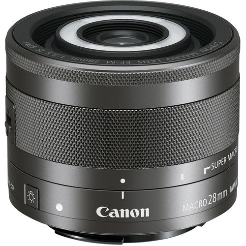 Canon Macro Prime Lens EF-M28mm f/3.5 IS STM for EOS M Series Cameras 1362C002