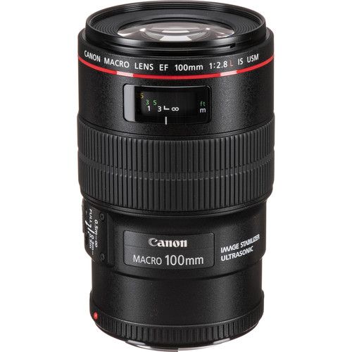 Canon Macro Prime Lens EF100mm f/2.8L Macro IS USM 3554B002