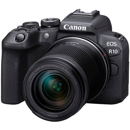 Canon Mirrorless Camera Kit 24.2MP APS-C EOS R10 with RF-S18-150mm f/3.5-6.3 IS STM Lens 5331C016