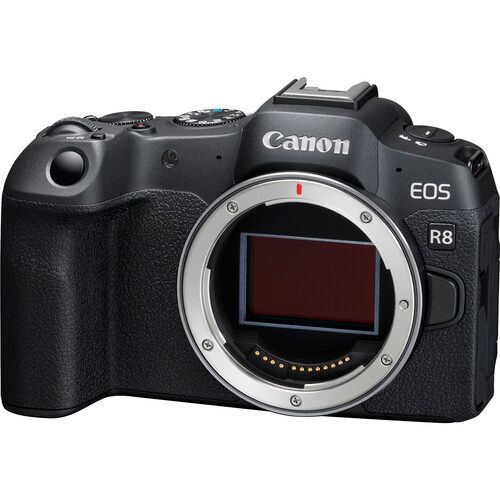 Canon Mirrorless Camera Body 24.2MP 4K60p Full-Frame RF Mount EOS R8 5803C002