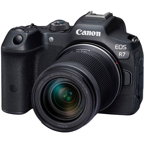 Canon Mirrorless Camera Kit 32.5MP APS-C RF EOS R7 with RF-S18-150mm STM Lens 5137C009