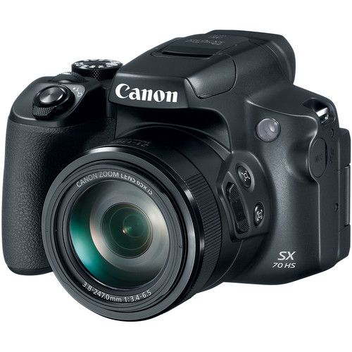 Canon Bridge Camera 20.3MP 65x Optical Zoom 4K Recording PowerShot SX70 HS 3071C001