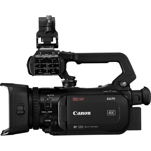 Canon Professional Camcorder 4K UHD Dual-Pixel AF 15x Optical Zoom XA70 5736C002