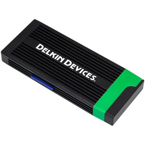 Delkin Devices Memory Card Reader USB 3.2 CFexpress Type-B &amp; SD UHS-II DDREADER-56