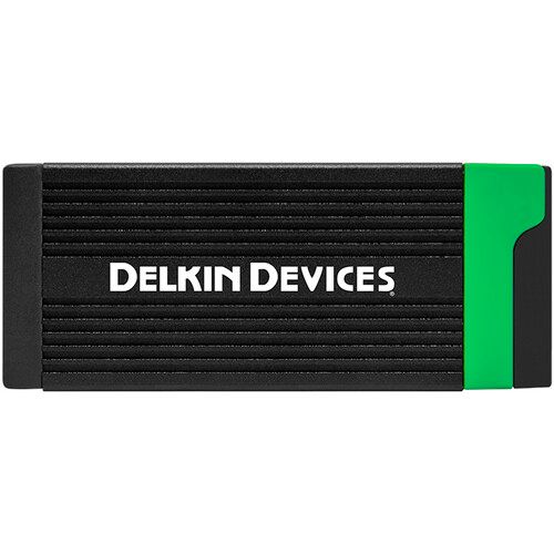 Delkin Devices Memory Card Reader USB 3.2 CFexpress Type-B &amp; SD UHS-II DDREADER-56