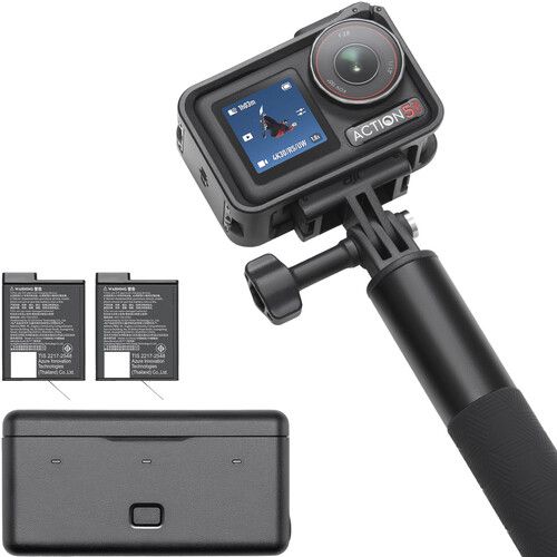 DJI Action Camera Kit 40MP 4K120p 1/1.3inch Sensor Osmo Action 5 Pro Adventure Combo CP.OS.00000378.01